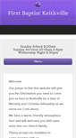 Mobile Screenshot of firstbaptistkeithville.org